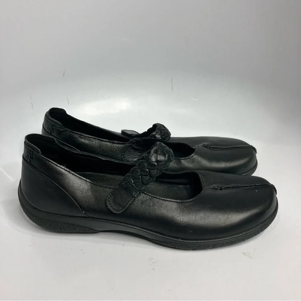 Hotter black Shake ll leather mary Jane shoes size‎ 11